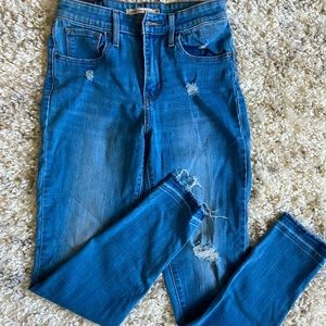 721 high rise Levi’s skinny denim
